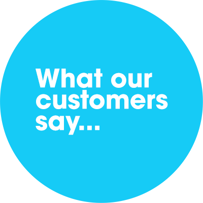 What our customers say...